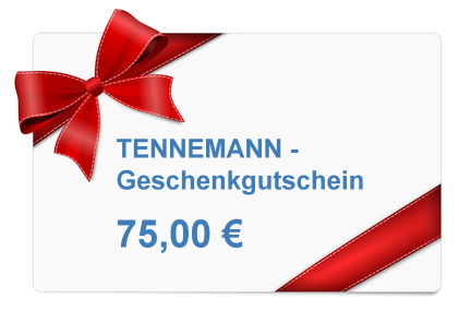 TENNEMANN - Geschenkgutschein  75,00